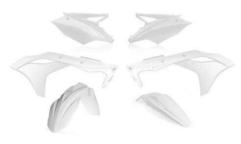 Acerbis Plastik Kit (kompatibler Zubehörartikel) für Kawasaki weiß / 4tlg.