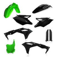 Acerbis Plastik Full Kit Kawasaki schwarz-grün / 6tlg.