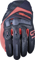 Handschuhe RS1 schwarz-fluo rot L
