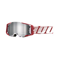 Goggles Armega Oversized Deep Red -Mirror Sil