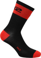 Kurze Socken SHORT LOGO schwarz-rot 36/39