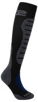 Socken lang MOT2 MERINOS schwarz-grau 36/39