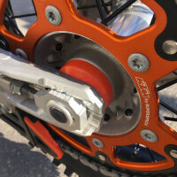 Racecap Radlager Schutz System Fullkit passend für KTM / Husqvarna / GasGas orange