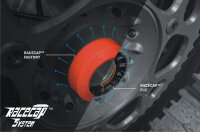 Racecap Radlager Schutz System Fullkit passend für KTM / Husqvarna / GasGas schwarz